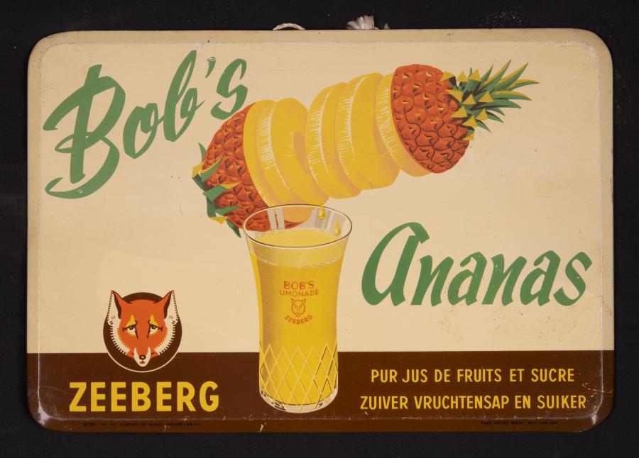 Blikken bord Bob's Ananas - Foto 1