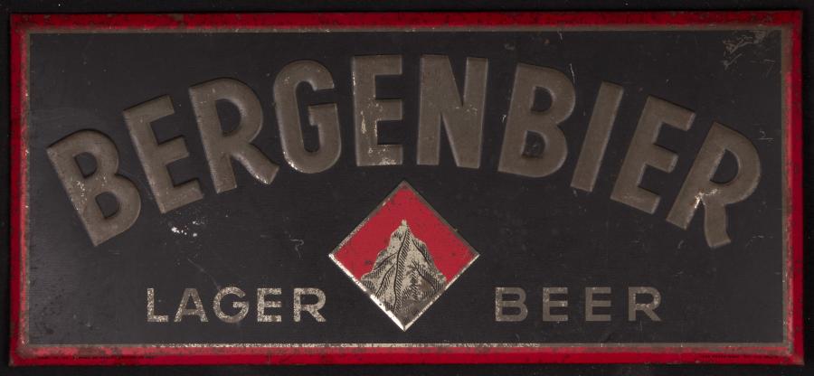Blikken bord Bergenbier - Foto 1