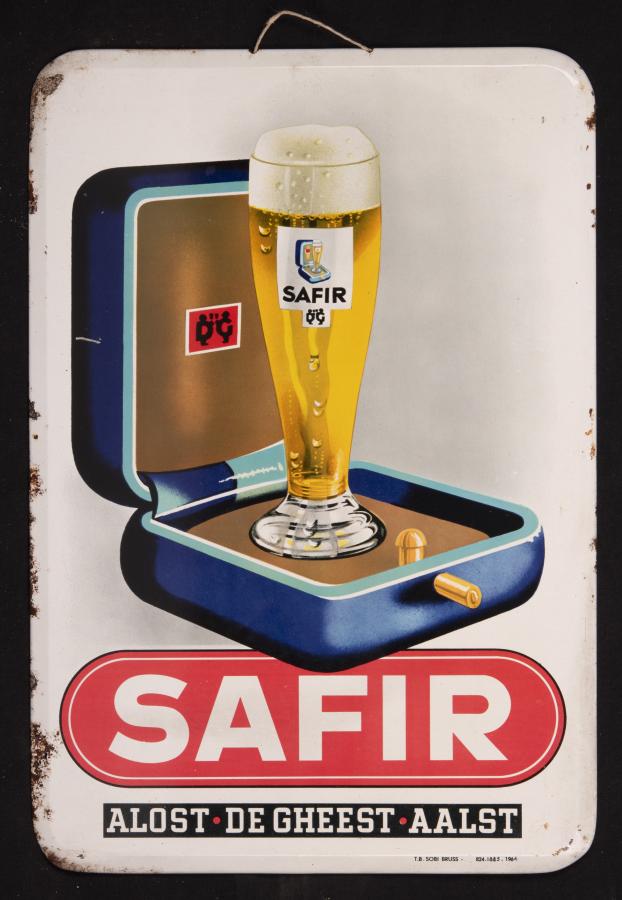 Blikken bord Safir  - Foto 1