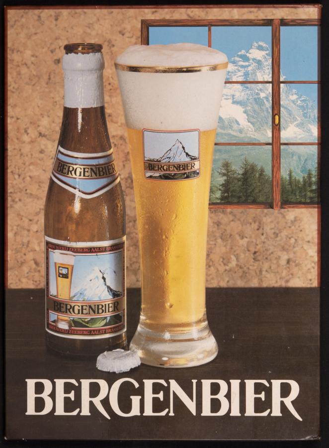 Kartonnen bord Bergenbier  - Foto 1