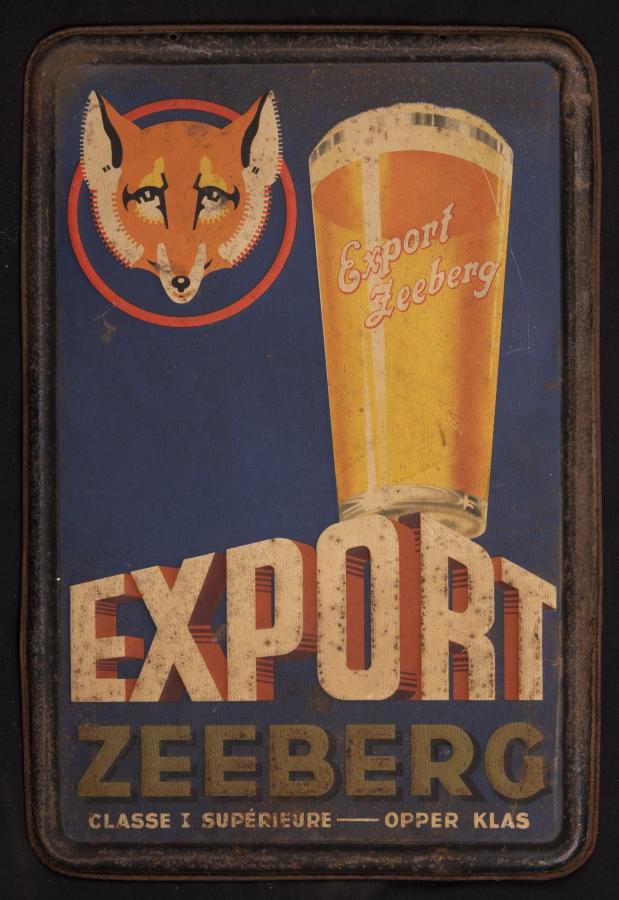 Blikken bord Export Zeeberg  - Foto 1
